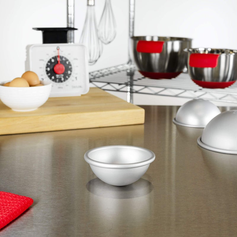 Fat Daddio's PHA-35 Anodized Aluminum Hemisphere Pan, 3.5 x 1.75 Inch - Image 4